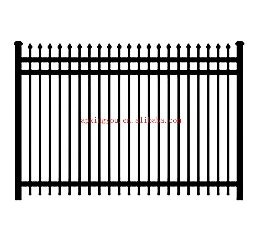 Stainless Tubular Steel Trellis Fence Pipe Fencing Boundary Wall Panel Residential Security Palisade Fence