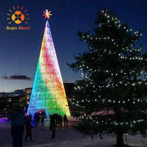 ANPU Pixel Commercial LED Festival Street Decorative Christmas Decorations LED Lights Giant Outdoor Christmas Trees