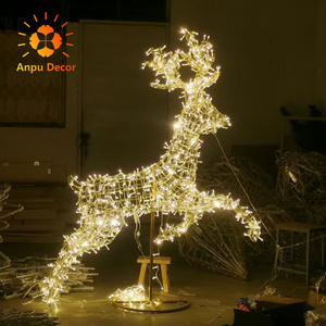 led reindeer motif light christmas lights outdoor christmas street motif light