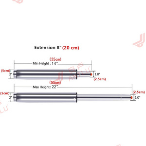 Adjustable Gas Lift Cylinder for Office Chair Stool Replacement, Tall Hydraulic Pneumatic Cylinder