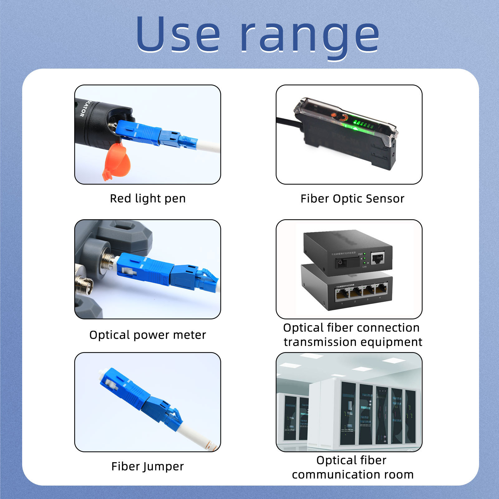 High Quality LC Female To SC Male Single Mode Fiber Adapter Hybrid SM SC/UPC Male To LC/UPC Female  Fiber Adapter Connector