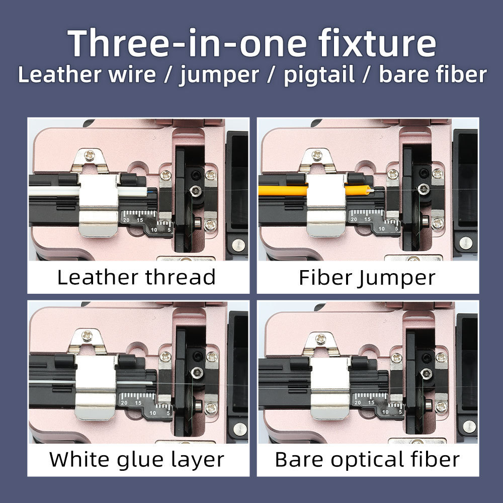 High precision cutter HS-30 Hot melt cutter with waste optical fiber box Cutting cable Fiber Cleaver