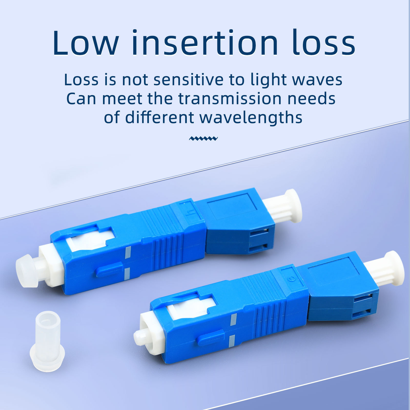 High Quality LC Female To SC Male Single Mode Fiber Adapter Hybrid SM SC/UPC Male To LC/UPC Female  Fiber Adapter Connector