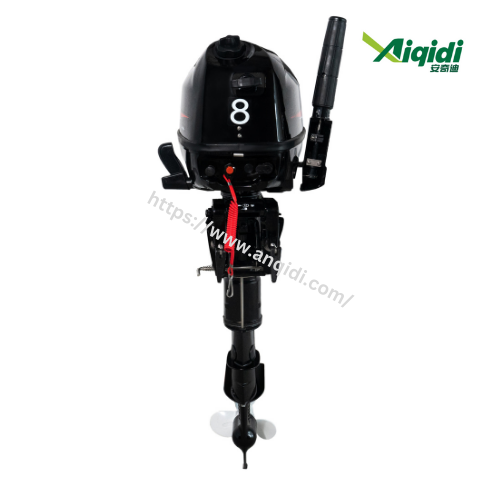 AIQIDI Popular 4 Stroke Electric Start Tiller Control Outboard Engine 4HP 6HP 8HP Boat Motor