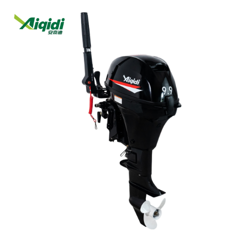 AIQIDI Customized 9.9HP 4-Stroke Marine Engines Electric Starter Remote/Front Operation Long Shaft Outboard Motors