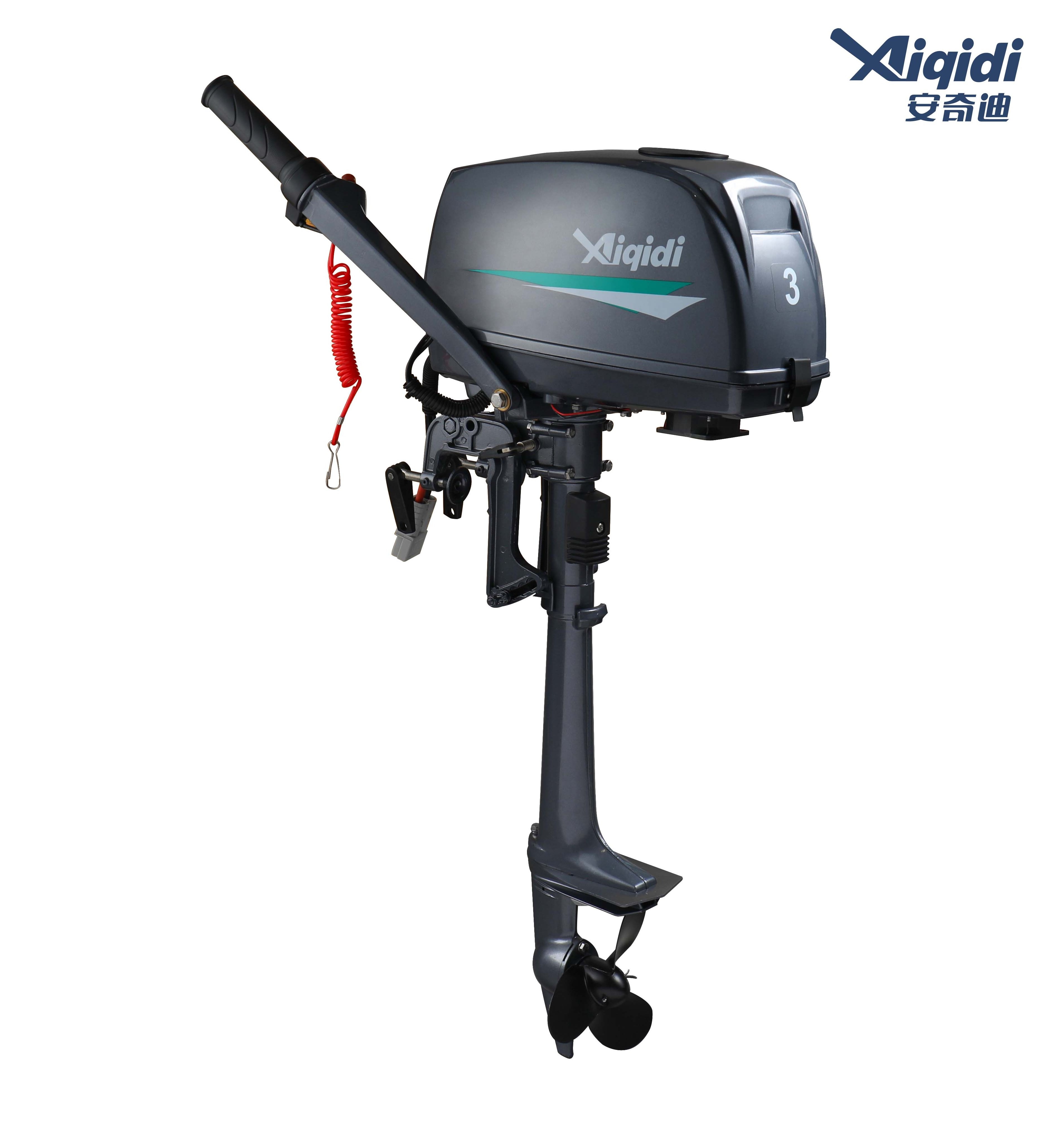 CE Approved AIQIDI 3HP E3 Electric Manual Marine Engine Dinghy Canoe Motor Outboard with Short Shaft