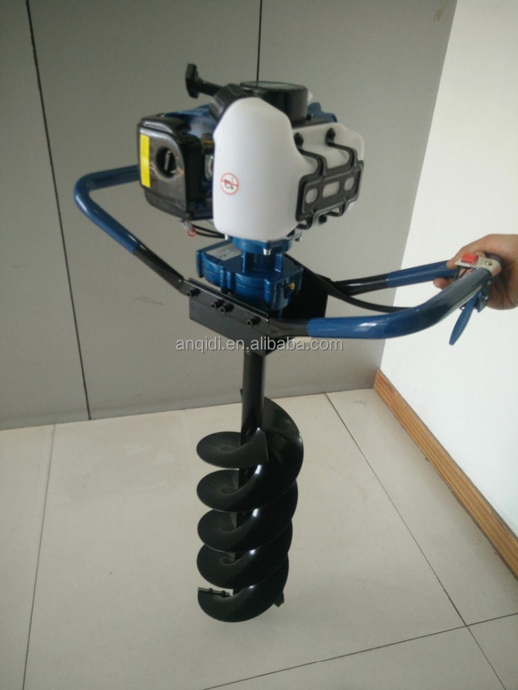 New 52cc gasoline earth auger or single Tree planting digging machine or gasoline post hole digger with CE