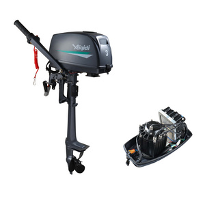 CE Approved AIQIDI 3HP E3 Electric Manual Marine Engine Dinghy Canoe Motor Outboard with Short Shaft