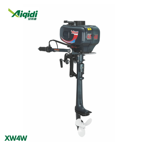 AIQIDI Water Cooling Outboard motor 2HP XW4W Tiller Control Boat Engine