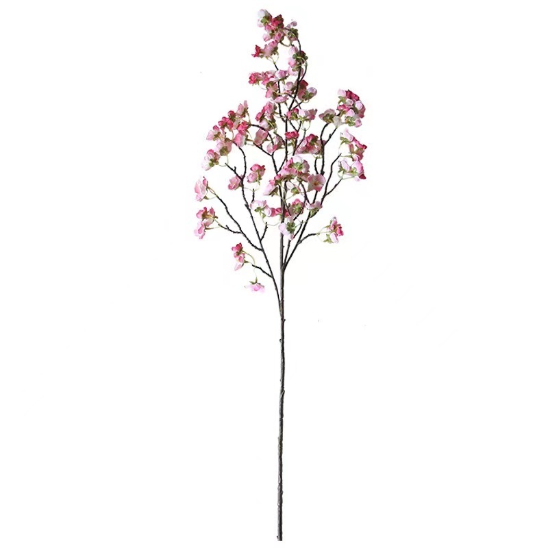 Wholesale Single Artificial Cherry Blossom Tree Branches Flowers For Home Wedding Decoration