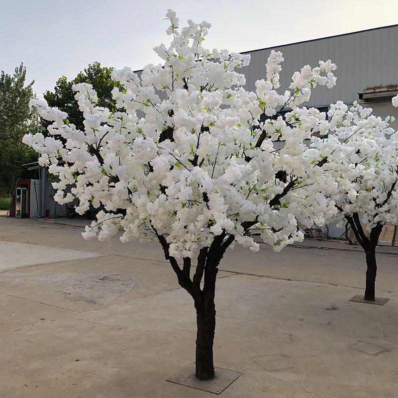 Home Wedding Decoration Table Centerpieces 7ft 8ft White Pink Sakura Flower Artificial Cherry Blossom Tree