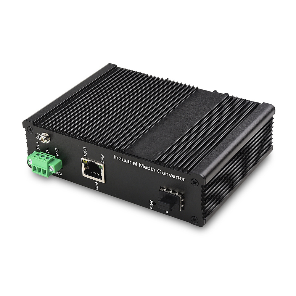 Factory OEM 1000M Industrial POE Media Converter Gigabit POE Media Converter for IP Camera CCTV Cystem