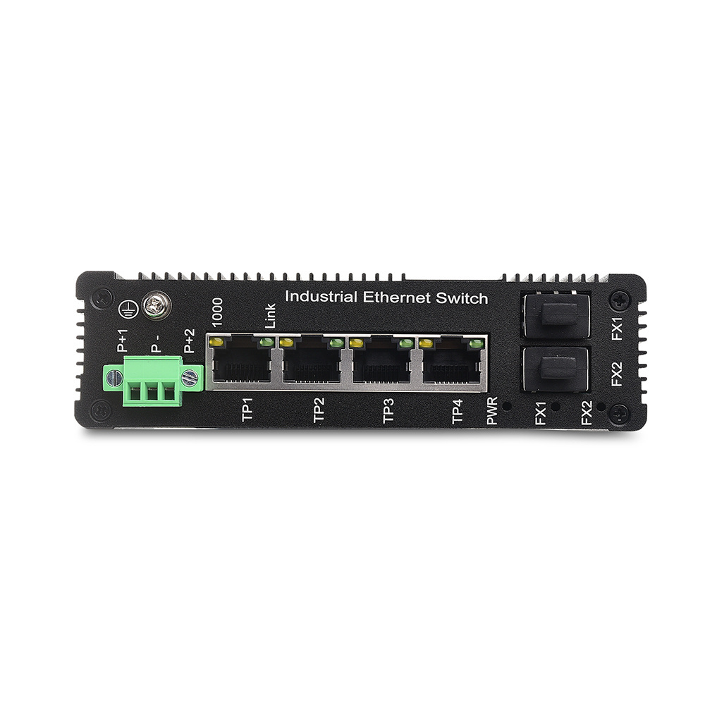 Factory OEM 4+2 Port 1000M industrial Poe Switch 4 Port Gigabit POE Switch for IP Camera and CCTV System