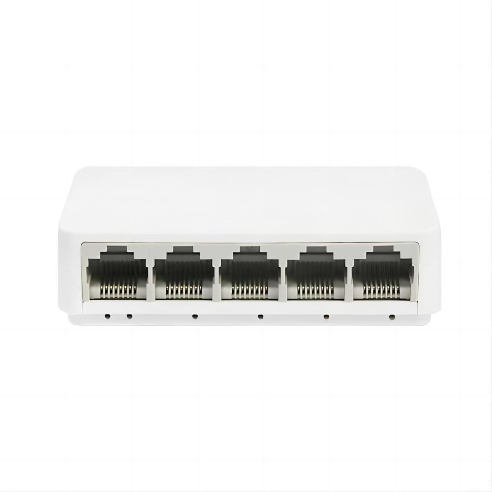 Factory OEM/ODM Plastic Shell 5 Port Ethernet Switch 10/100M Network Switch for Home Network