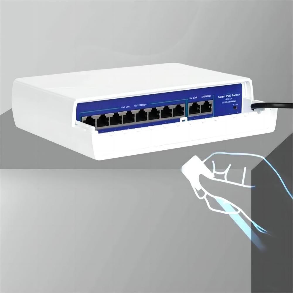 Factory OEM 8 Port 10/100M Waterproof Poe Switch Outdoor POE Switch for IP Camera and CCTV System