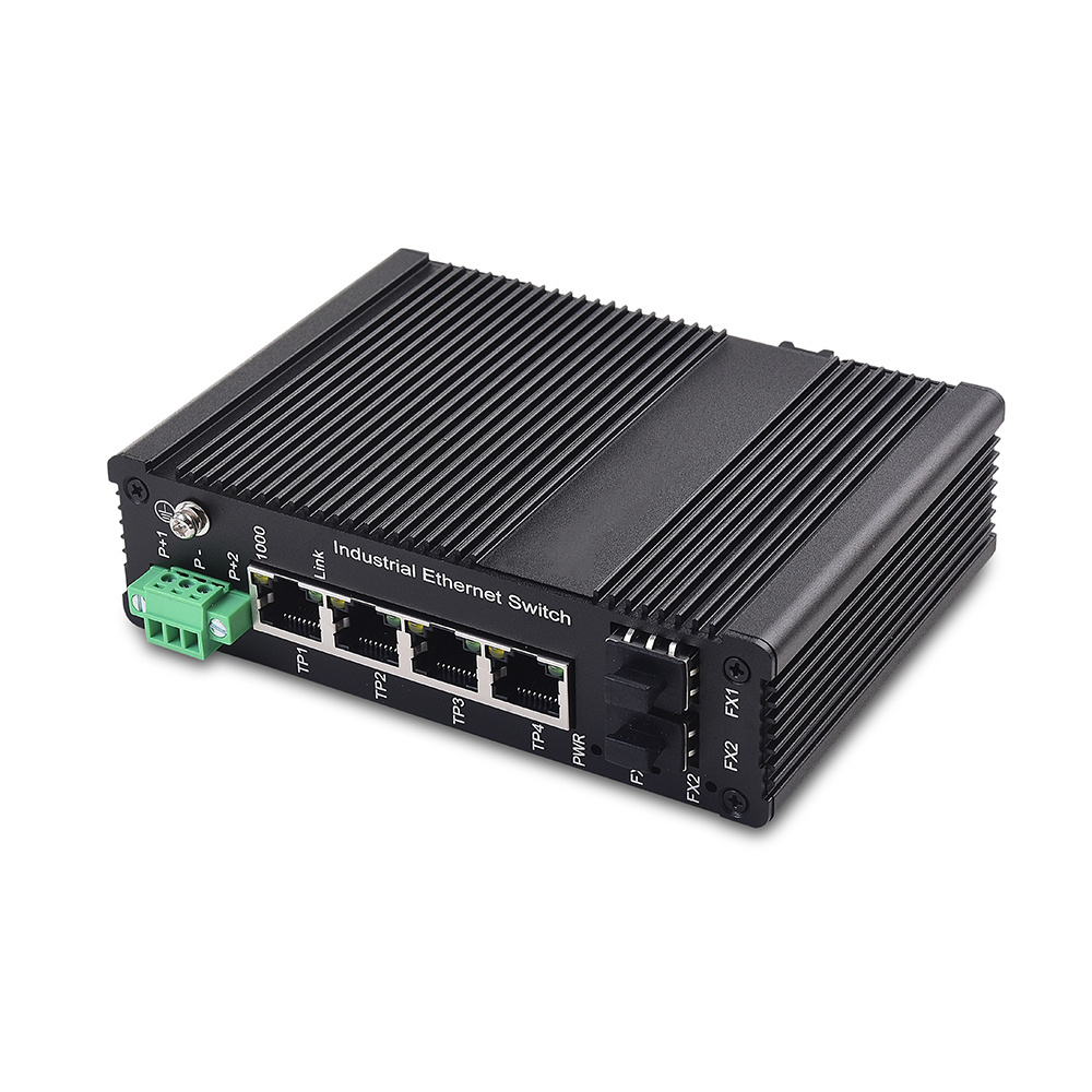 Factory OEM 4+2 Port 1000M industrial Poe Switch 4 Port Gigabit POE Switch for IP Camera and CCTV System