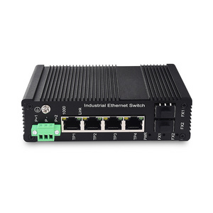 Factory OEM 4+2 Port 1000M industrial Poe Switch 4 Port Gigabit POE Switch for IP Camera and CCTV System