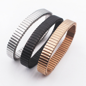 Wholesale elastic mesh bracelet 316 stainless steel watchband adjustable expansion band Fashion jewelry