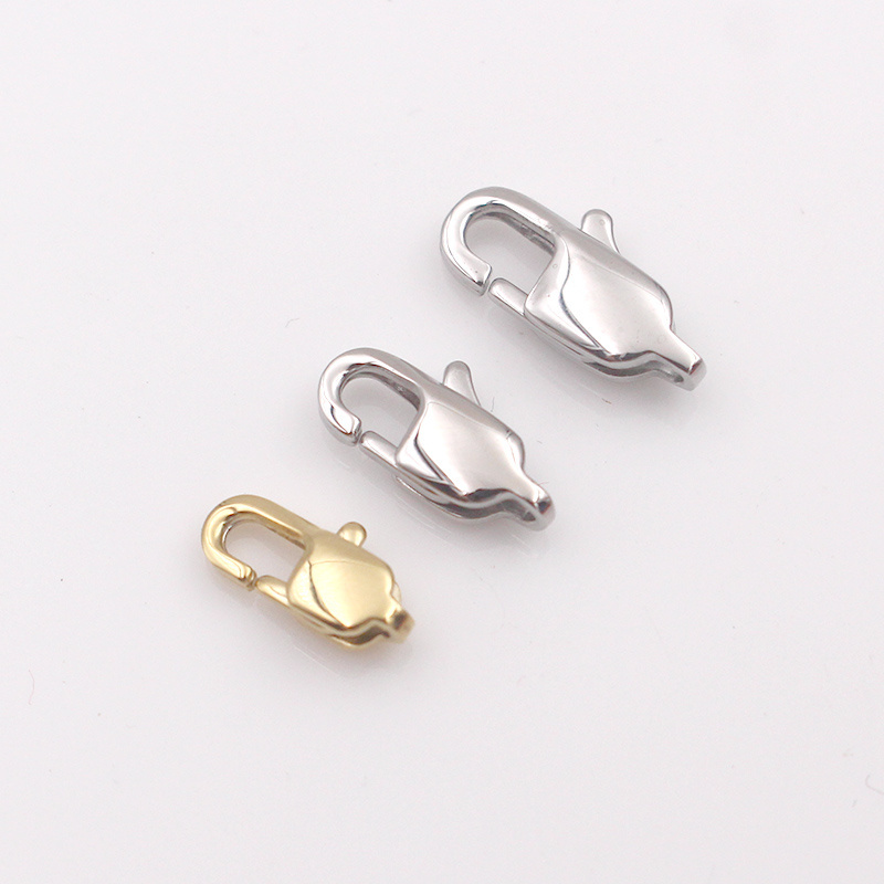 316L stainless steel jewelry clasps lobster clasp for DIY Bracelet Necklace Jewelry Chain