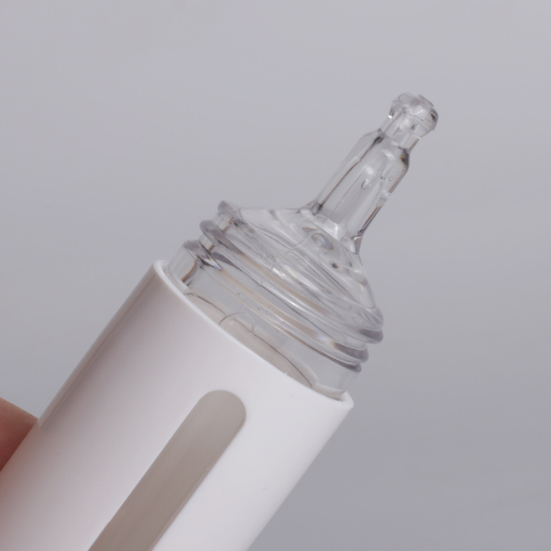 Luxury Airless Pump Bottle Cosmetic Serum Facial Essential Oil Skincare Packaging 15ml Custom Eye Cream Dropper Syringe Bottle