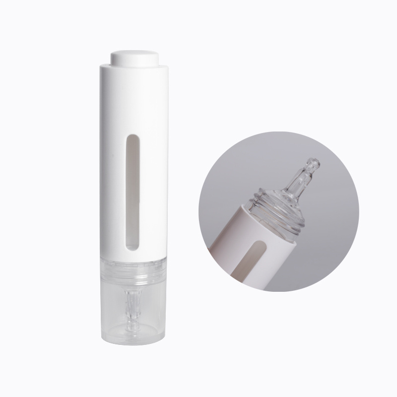 Luxury Airless Pump Bottle Cosmetic Serum Facial Essential Oil Skincare Packaging 15ml Custom Eye Cream Dropper Syringe Bottle