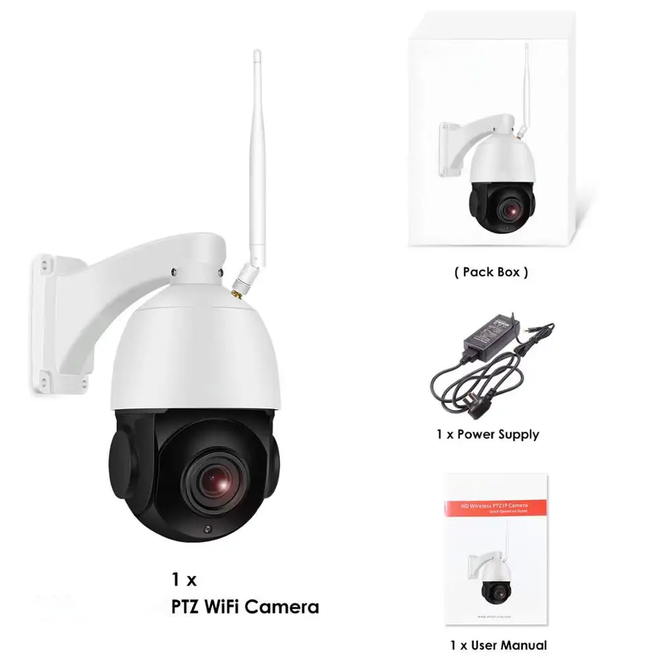 ANRAN cheapest 1080P full hd  30x Optical zoom wireless ip66 waterproof outdoor surveillance ip ptz dome wifi camera