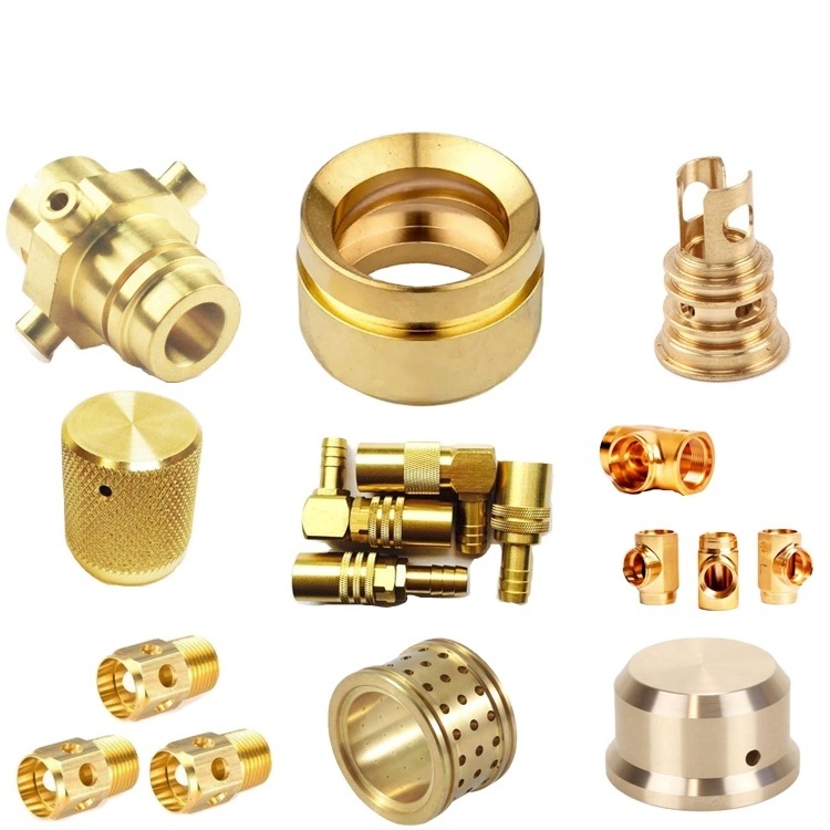 High Precision 5-axis CNC turning milling service manufacture customized parts with peek stainless steel brass aluminum copper