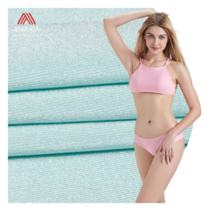 Wholesale 92 Polyamide 8 Elastane Underwear Polyester/Poly Italy Swimwear Fabric Fabrics Spandex For Lingeries Fabrics