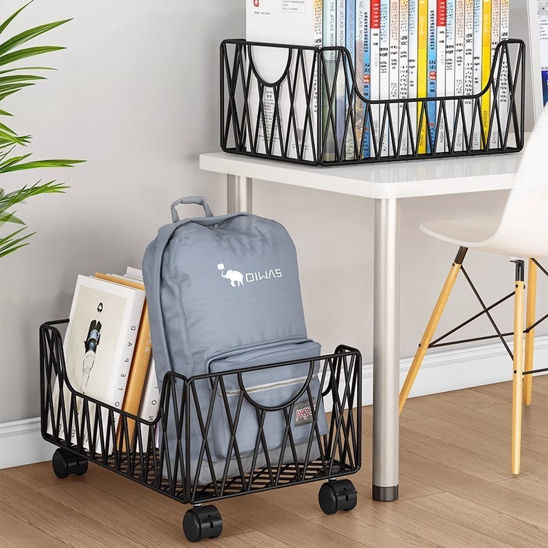 High quality office Metal Storage rack Household Multi-function Storage rack With Wheels