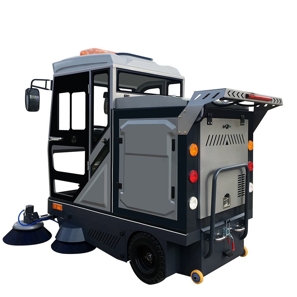 Fashion Design Of Easy Operated Ride On Electric Street Road Floor Sweeper