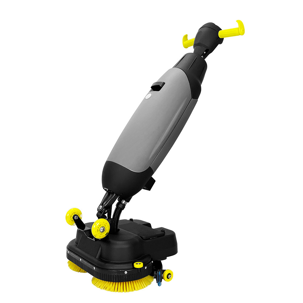 Battery Power Hand Push Floor Cleaning Machine Industrial Marble Auto Floor Scrubber