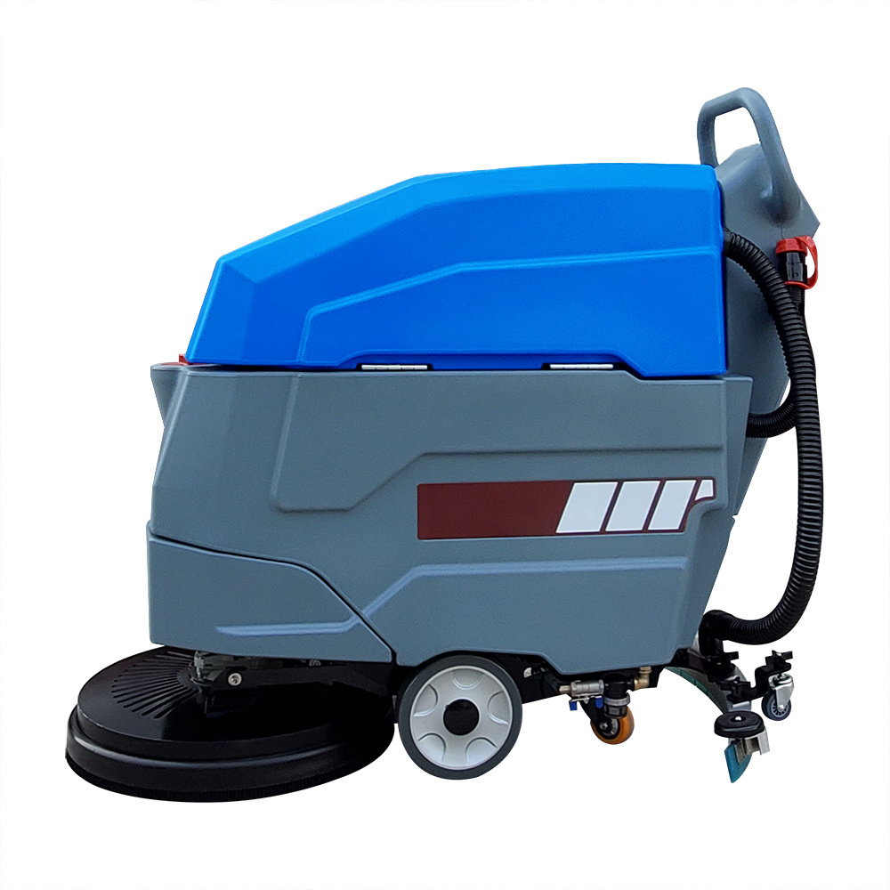 Silence Electric Hand Push Cleaning Machine Floor Scrubber