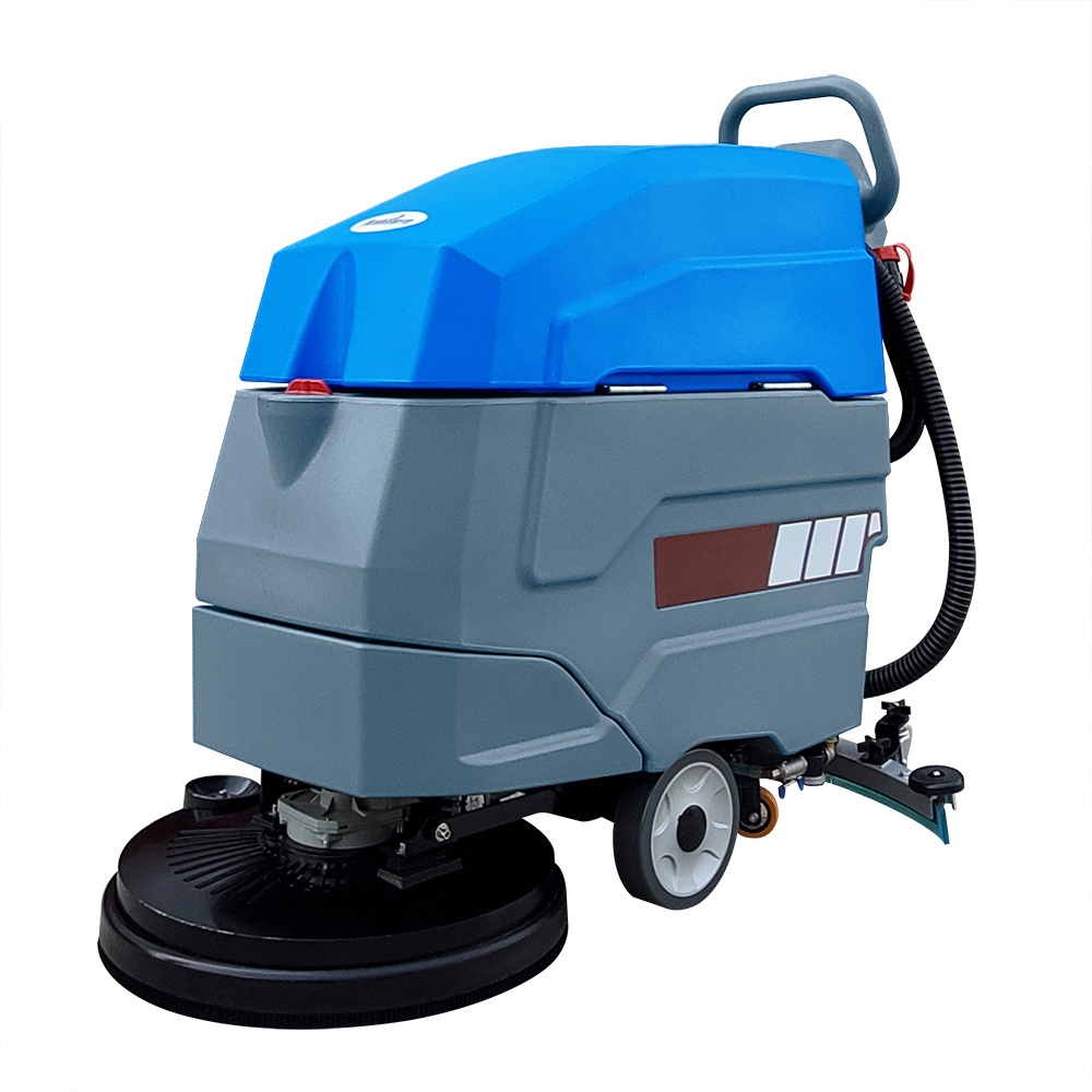 Silence Electric Hand Push Cleaning Machine Floor Scrubber