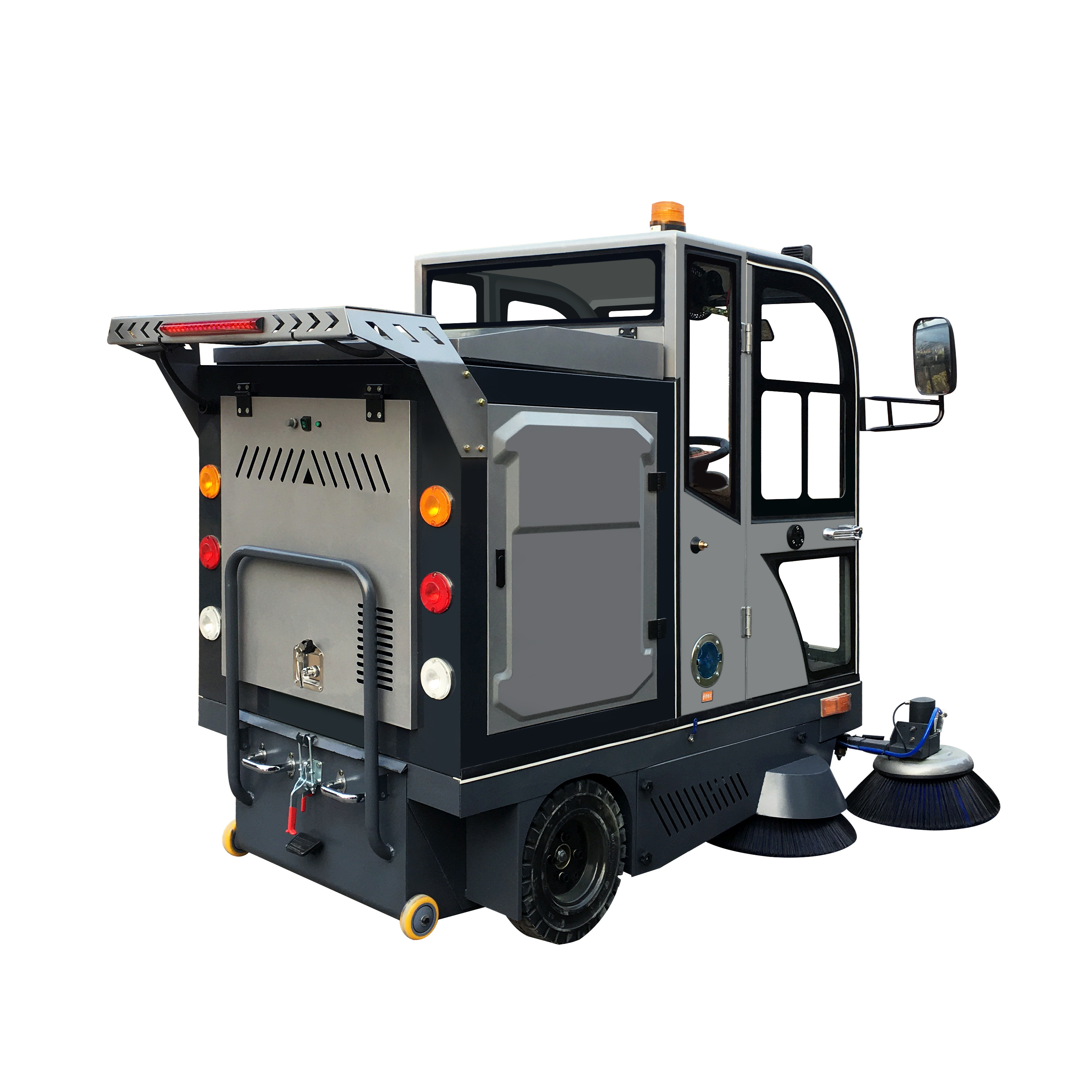 Best Price Custom Automatic Industrial Ride On Mini Street Road Snow Sweeper