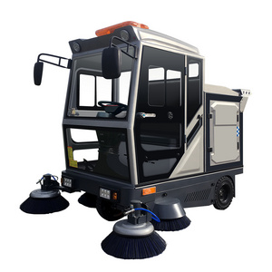 Fashion Design Of Easy Operated Ride On Electric Street Road Floor Sweeper