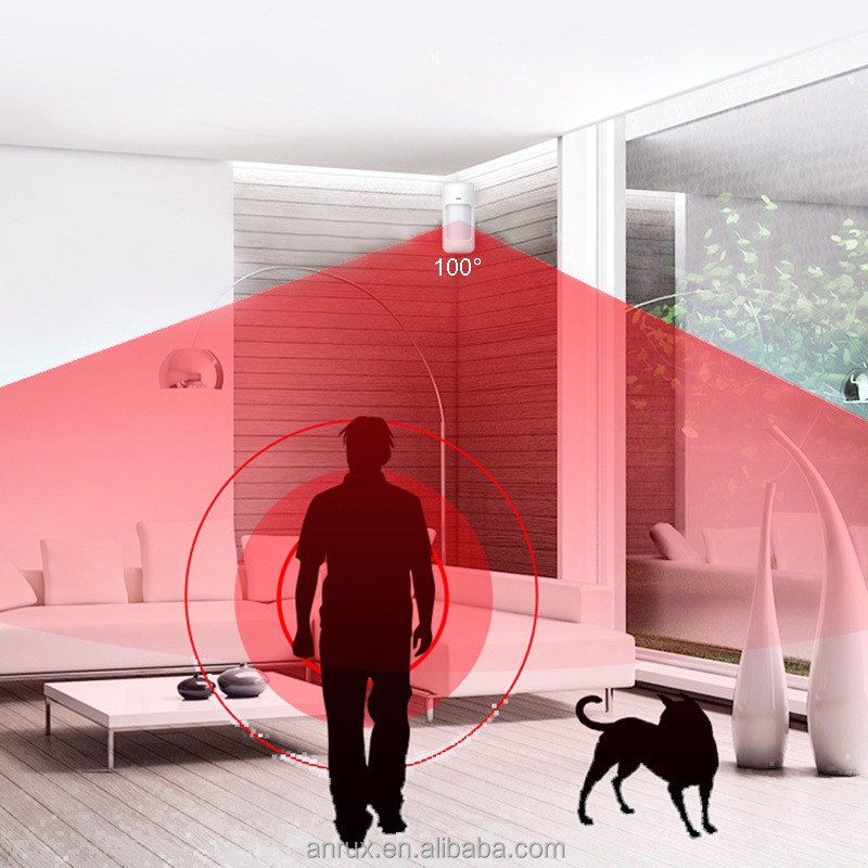 Dual tech M.W + PIR Alarm Anti Intrusion for home wired pet immunity 25KG Motion Detector 12m 110 degree motion sensor