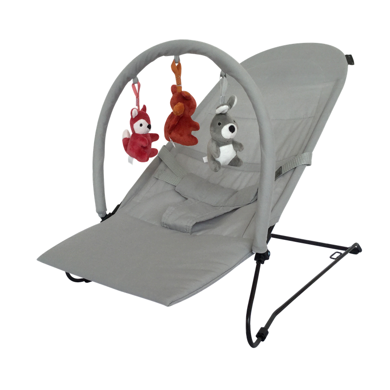 2022 New Arrival Metal Baby Swing Chair Comfortable Safe Portable Baby Bouncer And Rocker