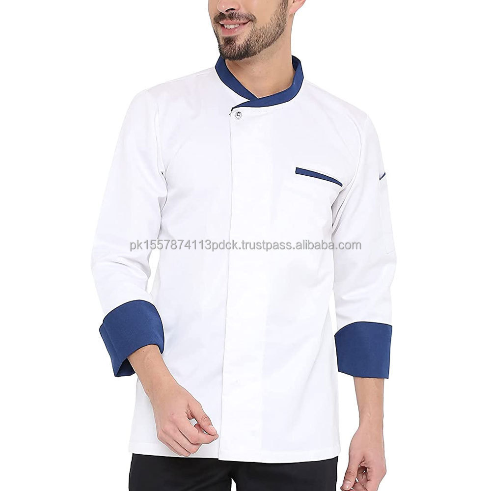 High Quality Long Sleeves Chef Uniform Executive Chef wear Jackets and Pants set Kitchen Uniform for men