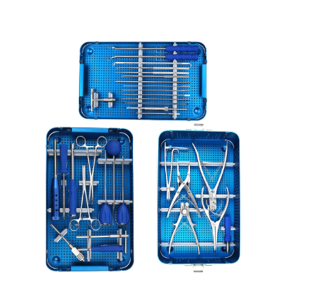 high quality stainless steel Posterior Cervical Fixation System Of Spine Orthopedic instrument set