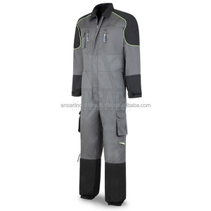 Color Contrast Working Uniform Workwear Safety Overall Coverall for Men and Women