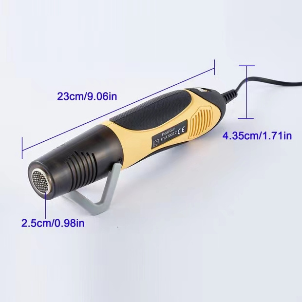 Mini electric heat gun for heat shrink tube 350W Temperature adjustable hot air gun price blower Industrial heat shrink gun