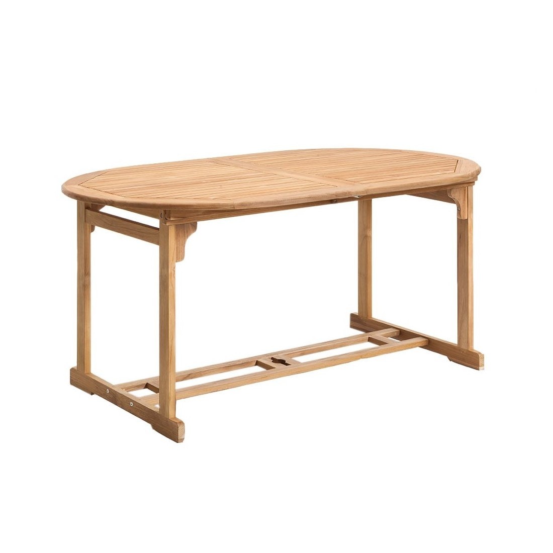 OVAL  FOLDING TABLE ACACIA/EUCALYPTUS HARDWOOD FOR OUTDOOR GARDEN AND INDOOR