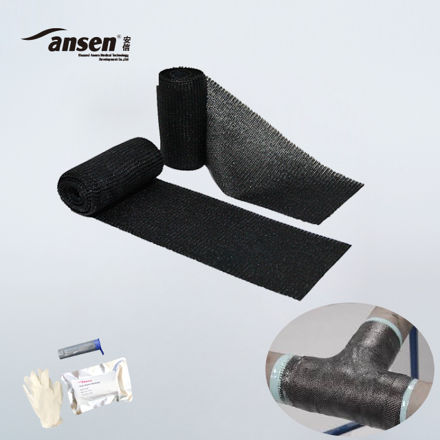 Factory High Bonding Strength Glass Fiber Bandage Fiberglass Armored Wrap Tape for Pipe Leak Repairs