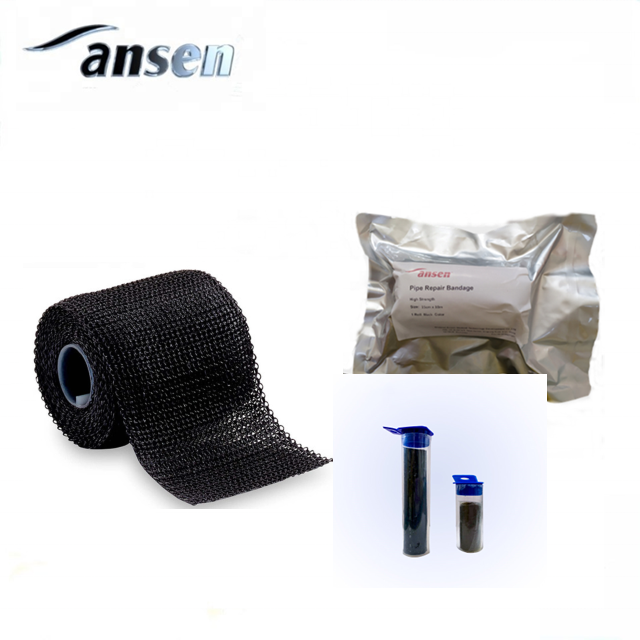 oil burner glass pipe tube ultra-strong rapid curing moisture activated pipe repair bandage for Leaks and Burst Pipes