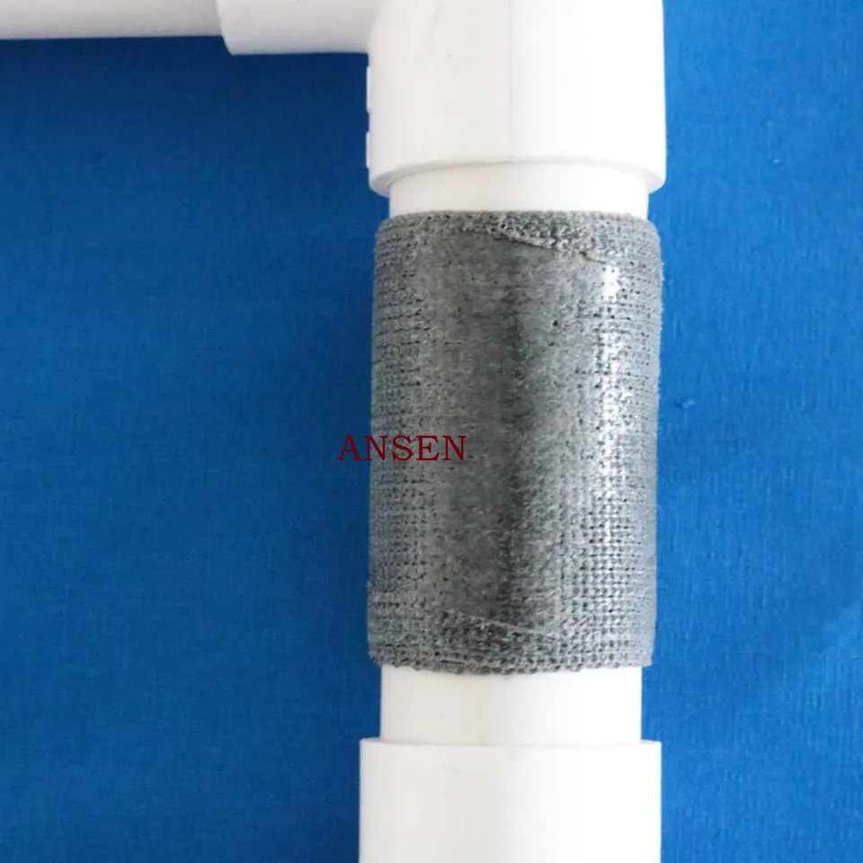 China Manufacturers Quick Bonding Pipe Repair Wrap Tape Fiberglass Fix Wrap For Pipeline Protection