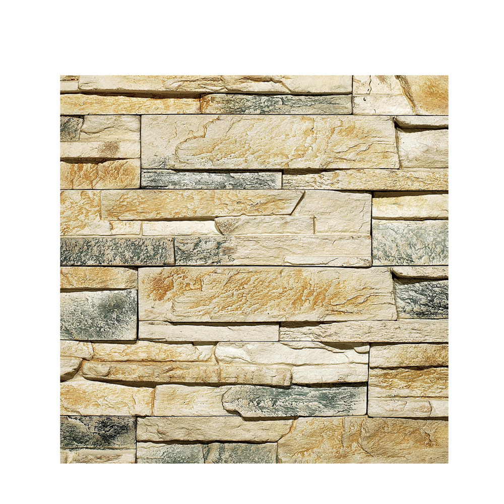 Natural Cheap Castle Stone Siding Exterior Stone Wall Cladding 3D Faux Decorative Panel Stone Veneer for garden