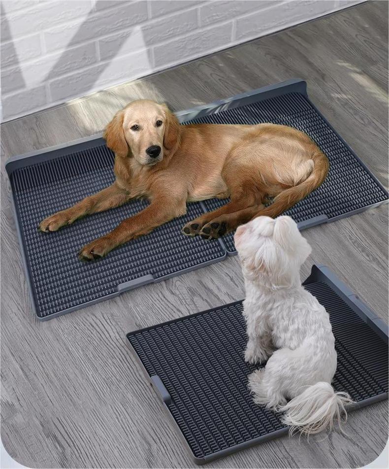 Dog Toilet Artificial Grass Silicone Dog Toilet Mat Holder Dog Agility Training Equipment