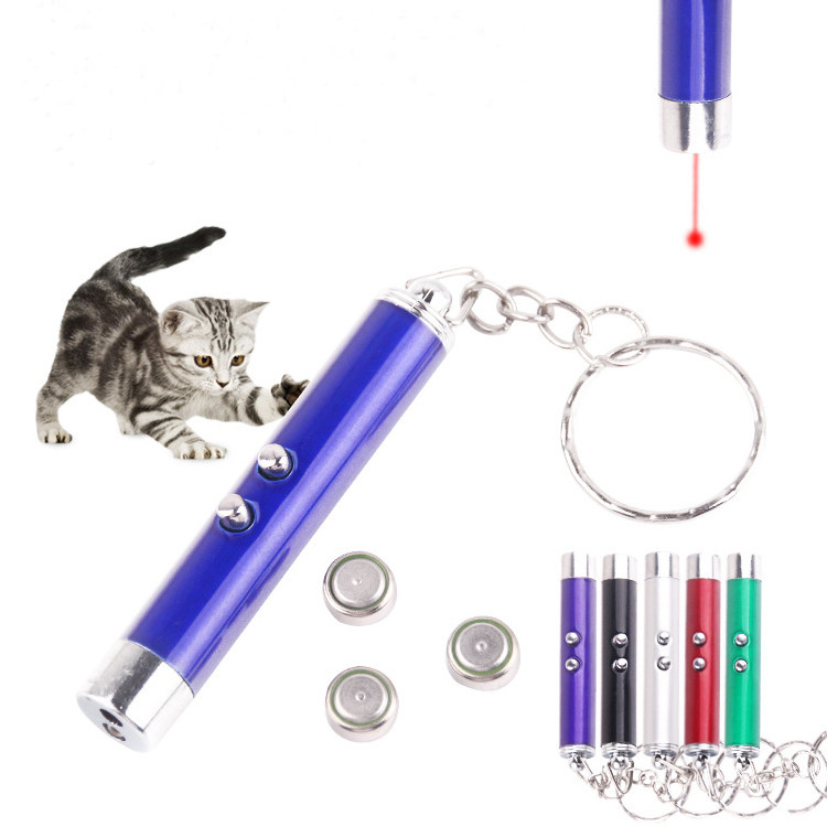 Pet Laser Stick Interactive Cat Laser Pen Electronic Cat Playing Stick Cat Laser Toy