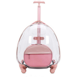 Cats dogs traveling bag Pet Draw BarTravel Box Pet Trolley Case Pet Universal Wheel Luggage