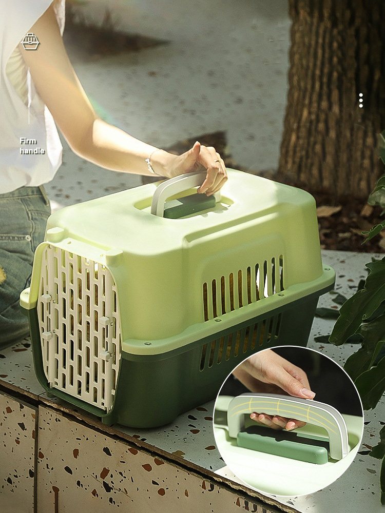 48*32*30cm Pet Travel Carrier Pet Air Box Travel Dog Transparent Pet Travel Box